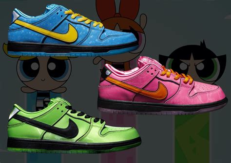 nike dunks powerpuff girl|powerpuff girls Nike dunk low.